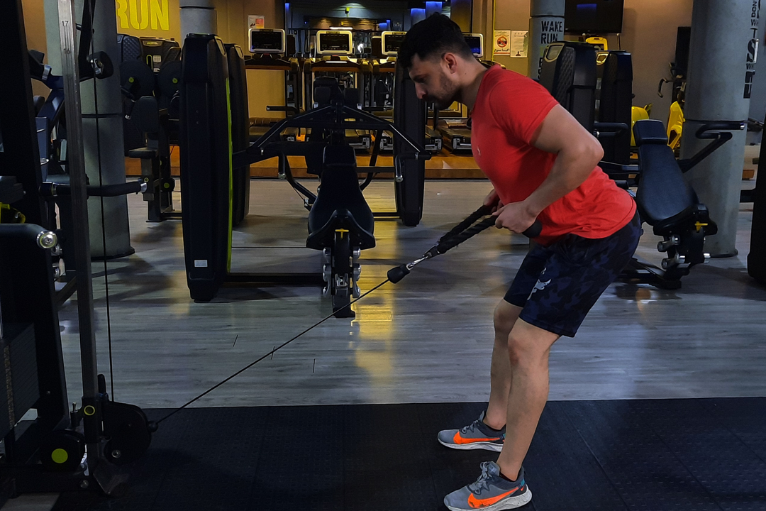 زیربغل قایقی سیم کش طنابی از پایین