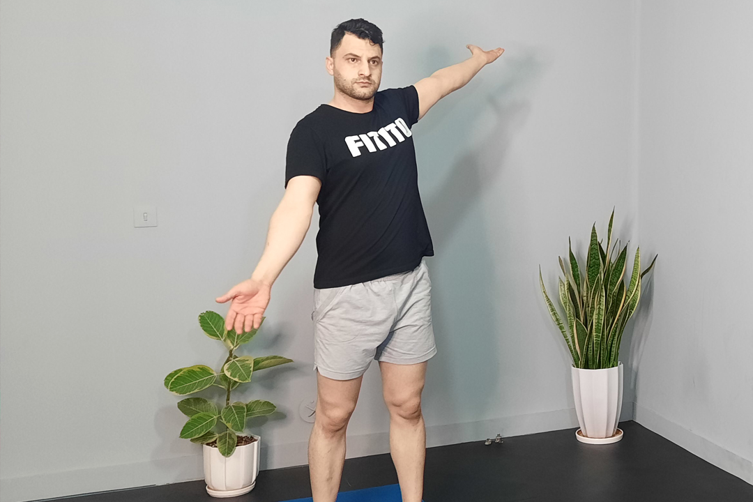 کشش پویا سرشانه دست بالای سر