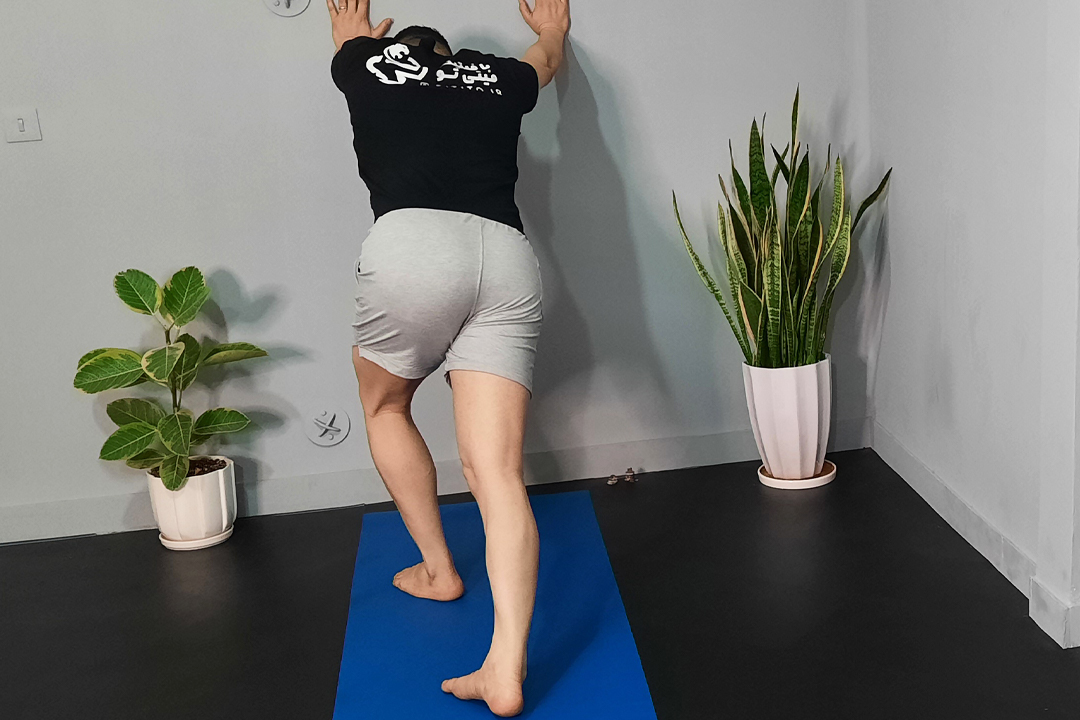 کشش دوقلو خارجی حالت لانجز با حمایت دیوار