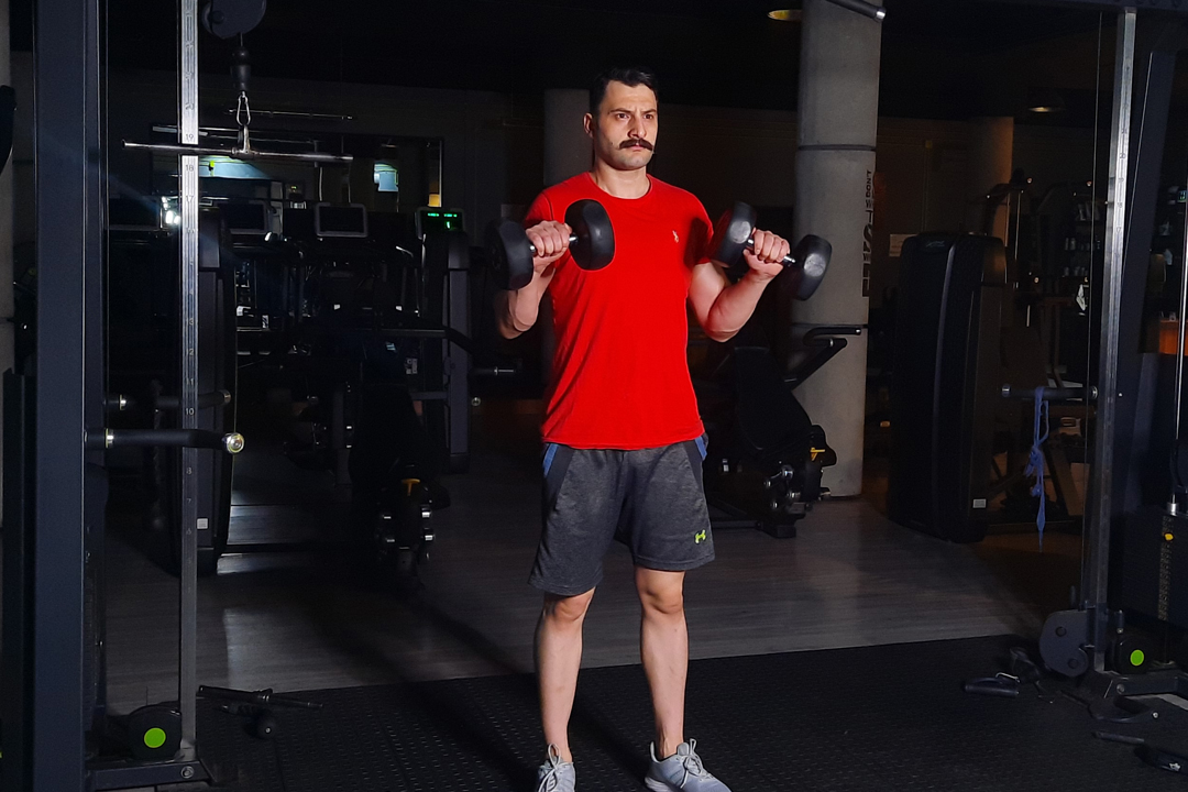 ساعد پشت دمبل جفت