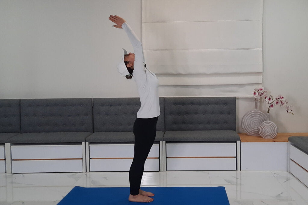 حالت دست‌های کشیده به بالا