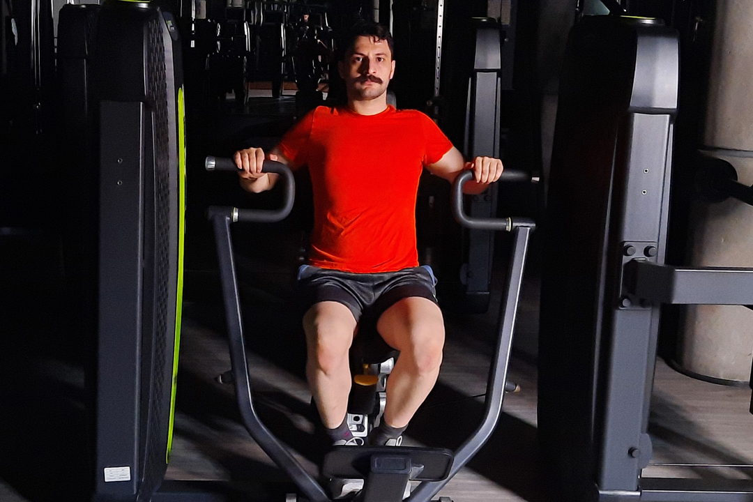 پرس سینه دستگاه دست جمع